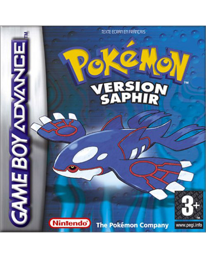 Jaquette de POKEMON SAPPHIRE VERSION